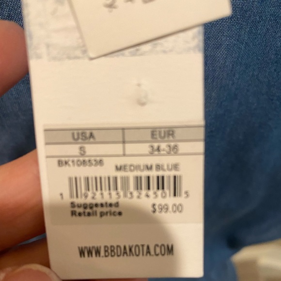 BB DAKOTA TENCEL STRETCH MINI DRESS - Picture 6 of 6